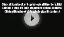 [PDF] Clinical Handbook of Psychological Disorders Fifth