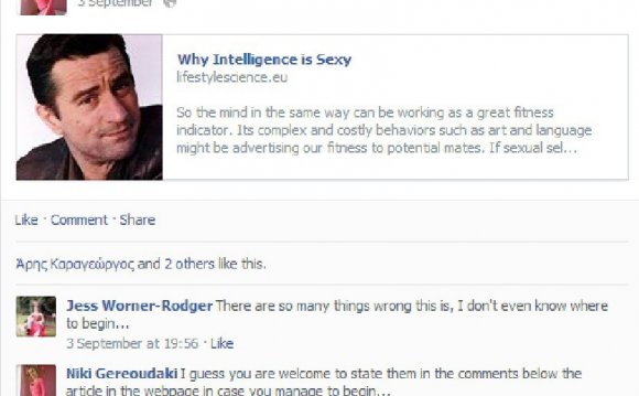 Here is the first comment of