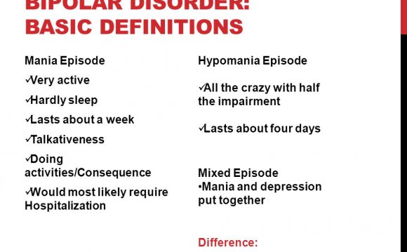 BIPOLAR DISORDER: BASIC