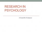 Goals of psychological research