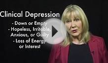 Clinical Depression - The Differences Between Sadness and