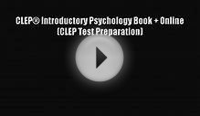 Download CLEP® Introductory Psychology Book + Online