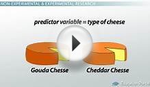 Non-Experimental and Experimental Research: Differences