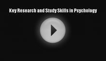 [PDF] Key Research and Study Skills in Psychology [Read