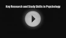 [PDF] Key Research and Study Skills in Psychology [Read