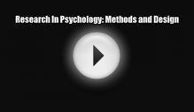 [PDF] Research In Psychology: Methods and Design [Download