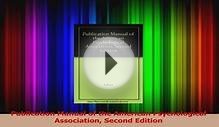 Publication Manual of the American Psychological