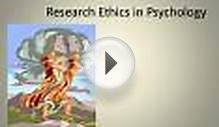 Research Ethics in Psychology