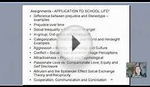 Social Psychology Part 3 - Assignments